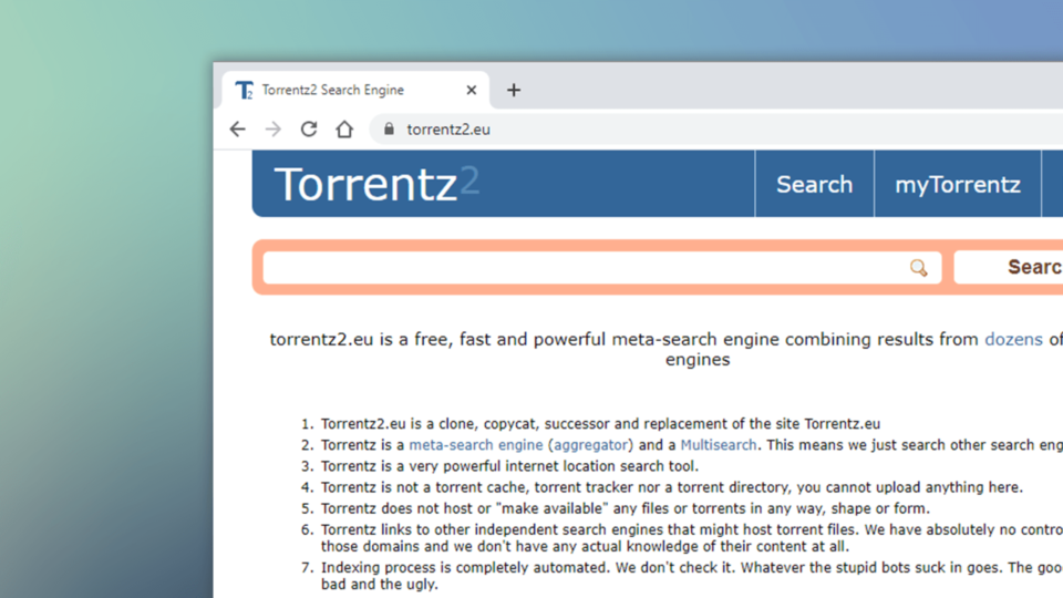 Torrentz2 Search Engine New